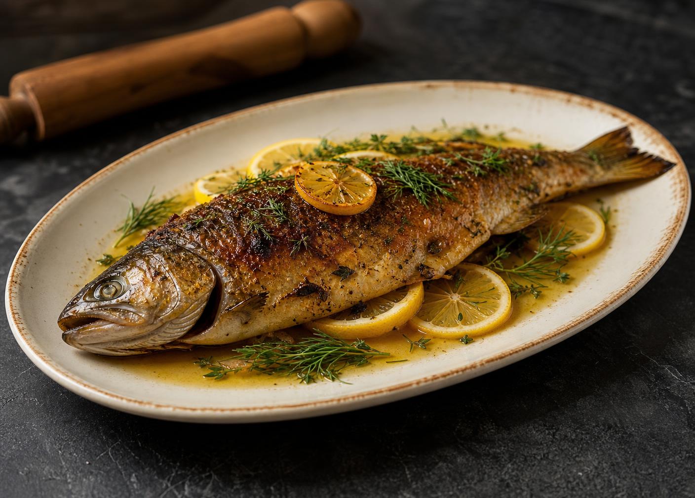 Whole Wood-Fired Trout